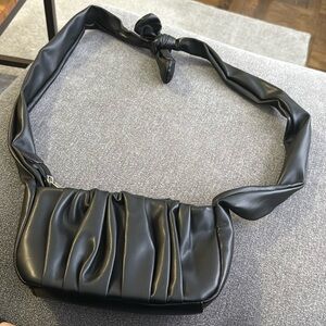 BP Black leather crossbody bag